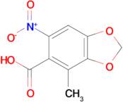 4-Methyl-6-nitrobenzo[d][1,3]dioxole-5-carboxylic acid