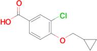 3-Chloro-4-(cyclopropylmethoxy)benzoic acid