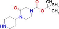 Tert-butyl 3-oxo-4-(piperidin-4-yl)piperazine-1-carboxylate