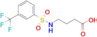 4-((3-(Trifluoromethyl)phenyl)sulfonamido)butanoic acid