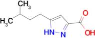 5-Isopentyl-1H-pyrazole-3-carboxylic acid