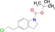 Tert-butyl 5-(2-chloroethyl)indoline-1-carboxylate