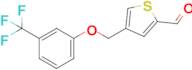 4-((3-(Trifluoromethyl)phenoxy)methyl)thiophene-2-carbaldehyde