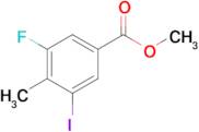 Methyl 3-fluoro-5-iodo-4-methylbenzoate