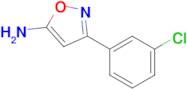 3-(3-Chlorophenyl)isoxazol-5-amine