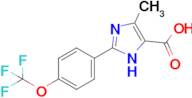 4-methyl-2-[4-(trifluoromethoxy)phenyl]-1H-imidazole-5-carboxylic acid