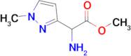 Methyl 2-amino-2-(1-methyl-1H-pyrazol-3-yl)acetate