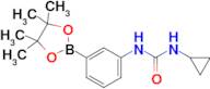 1-Cyclopropyl-3-(3-(4,4,5,5-tetramethyl-1,3,2-dioxaborolan-2-yl)phenyl)urea