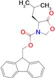 (9H-fluoren-9-yl)methyl (S)-4-isobutyl-5-oxooxazolidine-3-carboxylate