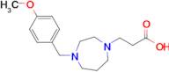 3-(4-(4-Methoxybenzyl)-1,4-diazepan-1-yl)propanoic acid