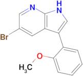 5-Bromo-3-(2-methoxyphenyl)-1H-pyrrolo[2,3-b]pyridine