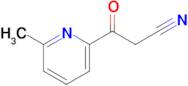 3-(6-Methylpyridin-2-yl)-3-oxopropanenitrile