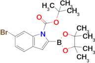 Tert-butyl 6-bromo-2-(4,4,5,5-tetramethyl-1,3,2-dioxaborolan-2-yl)-1H-indole-1-carboxylate