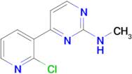 4-(2-chloropyridin-3-yl)-N-methylpyrimidin-2-amine