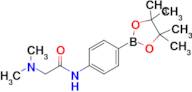2-(Dimethylamino)-N-(4-(4,4,5,5-tetramethyl-1,3,2-dioxaborolan-2-yl)phenyl)acetamide