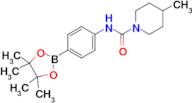 4-Methyl-N-(4-(4,4,5,5-tetramethyl-1,3,2-dioxaborolan-2-yl)phenyl)piperidine-1-carboxamide