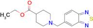 Ethyl 1-(benzo[c][1,2,5]thiadiazol-5-ylmethyl)piperidine-4-carboxylate