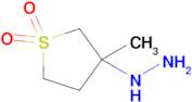 3-Hydrazinyl-3-methyltetrahydrothiophene 1,1-dioxide