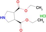 Diethyl (3R,4S)-pyrrolidine-3,4-dicarboxylate hydrochloride