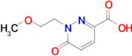 1-(2-Methoxyethyl)-6-oxo-1,6-dihydropyridazine-3-carboxylic acid