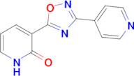 3-[3-(pyridin-4-yl)-1,2,4-oxadiazol-5-yl]-1,2-dihydropyridin-2-one