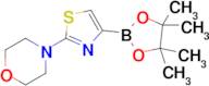 4-(4-(4,4,5,5-Tetramethyl-1,3,2-dioxaborolan-2-yl)thiazol-2-yl)morpholine