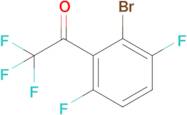 1-(2-Bromo-3,6-difluorophenyl)-2,2,2-trifluoroethan-1-one