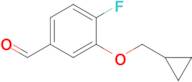 3-(Cyclopropylmethoxy)-4-fluorobenzaldehyde