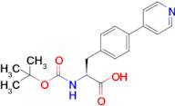 (S)-2-((tert-butoxycarbonyl)amino)-3-(4-(pyridin-4-yl)phenyl)propanoic acid