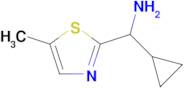 Cyclopropyl(5-methylthiazol-2-yl)methanamine