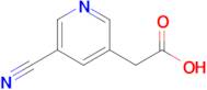 2-(5-Cyanopyridin-3-yl)acetic acid