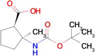 (1R,2S)-2-((tert-butoxycarbonyl)amino)-2-methylcyclopentane-1-carboxylic acid