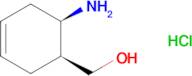 ((1S,6R)-6-aminocyclohex-3-en-1-yl)methanol hydrochloride