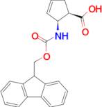 (1R,2S)-2-((((9H-fluoren-9-yl)methoxy)carbonyl)amino)cyclopent-3-ene-1-carboxylic acid