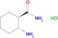 (1R,2R)-2-aminocyclohexane-1-carboxamide hydrochloride