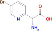 (R)-2-amino-2-(5-bromopyridin-2-yl)acetic acid