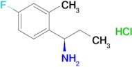 (R)-1-(4-fluoro-2-methylphenyl)propan-1-amine hydrochloride