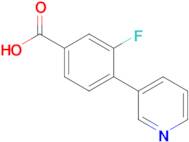 3-Fluoro-4-(pyridin-3-yl)benzoic acid