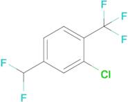 2-Chloro-4-(difluoromethyl)-1-(trifluoromethyl)benzene