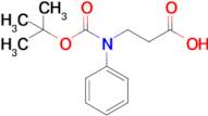 3-((Tert-butoxycarbonyl)(phenyl)amino)propanoic acid