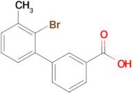 2'-Bromo-3'-methyl-[1,1'-biphenyl]-3-carboxylic acid