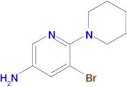 5-Bromo-6-(piperidin-1-yl)pyridin-3-amine