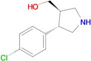 ((3R,4S)-4-(4-chlorophenyl)pyrrolidin-3-yl)methanol