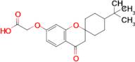 2-((4'-(Tert-butyl)-4-oxospiro[chromane-2,1'-cyclohexan]-7-yl)oxy)acetic acid