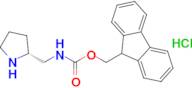 (9H-fluoren-9-yl)methyl (R)-(pyrrolidin-2-ylmethyl)carbamate hydrochloride