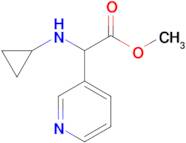 Methyl 2-(cyclopropylamino)-2-(pyridin-3-yl)acetate