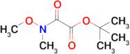 Tert-butyl 2-(methoxy(methyl)amino)-2-oxoacetate