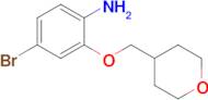 4-Bromo-2-((tetrahydro-2H-pyran-4-yl)methoxy)aniline