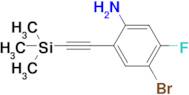 4-Bromo-5-fluoro-2-((trimethylsilyl)ethynyl)aniline