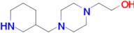 2-(4-(Piperidin-3-ylmethyl)piperazin-1-yl)ethan-1-ol
